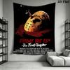 Friday 13Th Final Chapter Tapestry Wallmounted Fashion Print Home Decor Homestay Soft Decoration Tapestry Background Wall Hanging Cloth