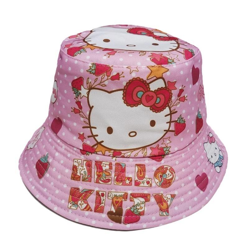 Adorable Anime Children's Fisherman Hats Bucket Hat for Women Men Lightweight Outdoor Travel Fishing Hat
