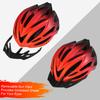 Breathable Cycle Helmet with Rear Light Sun Visor Women Men Lightweight Safety Helmet Bike Helmet for Mountain Bicycle