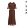 ELLASSAY Pleated Waist Flowy Dress