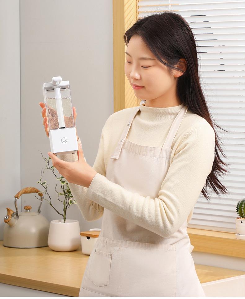 Touchless Automatic Soap Dispenser with Induction Charging, Smart Design, Large Capacity for Hotels