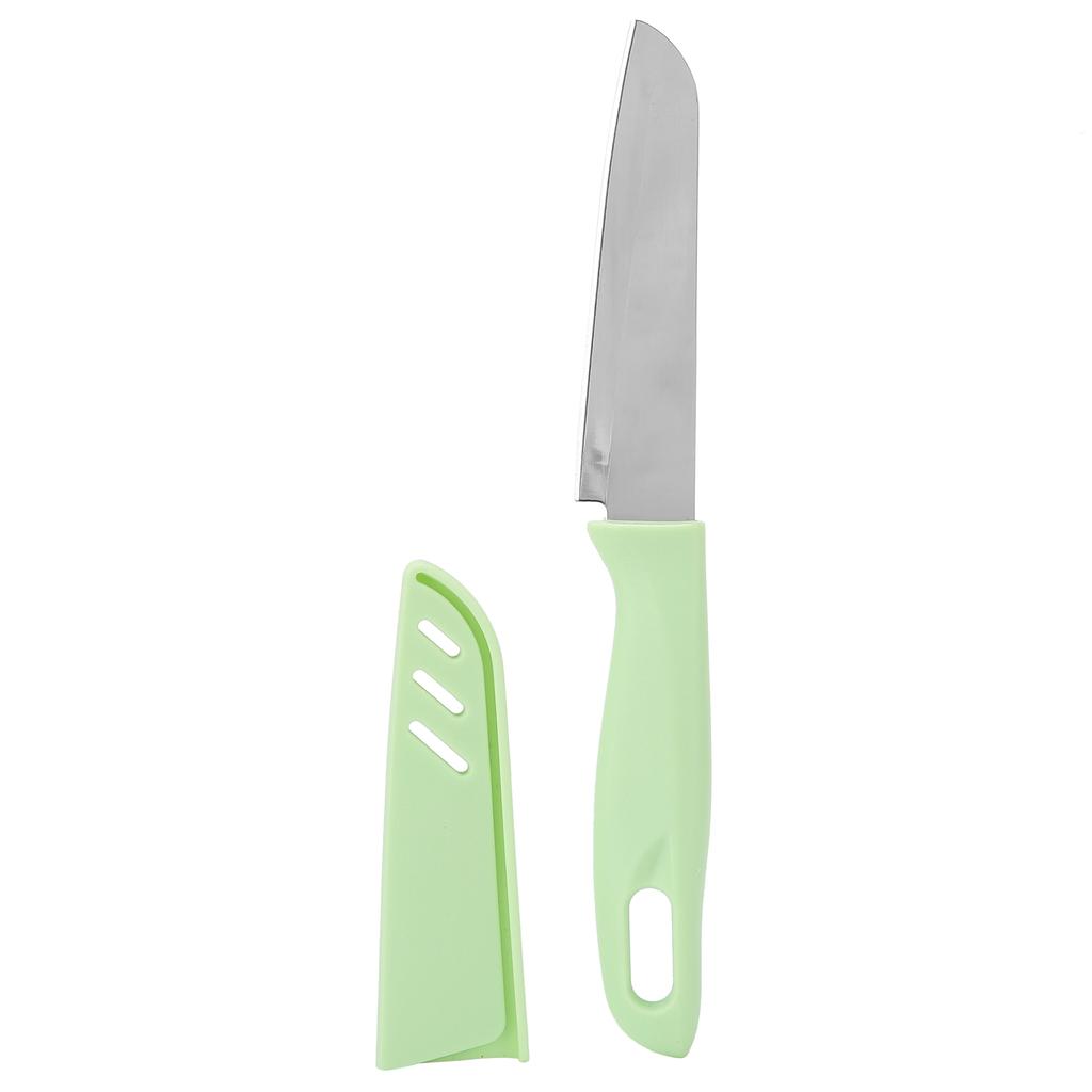 Tragbares Küchenmesser aus Edelstahl für Obst und Melonen mit Hülle für den Heimgebrauch