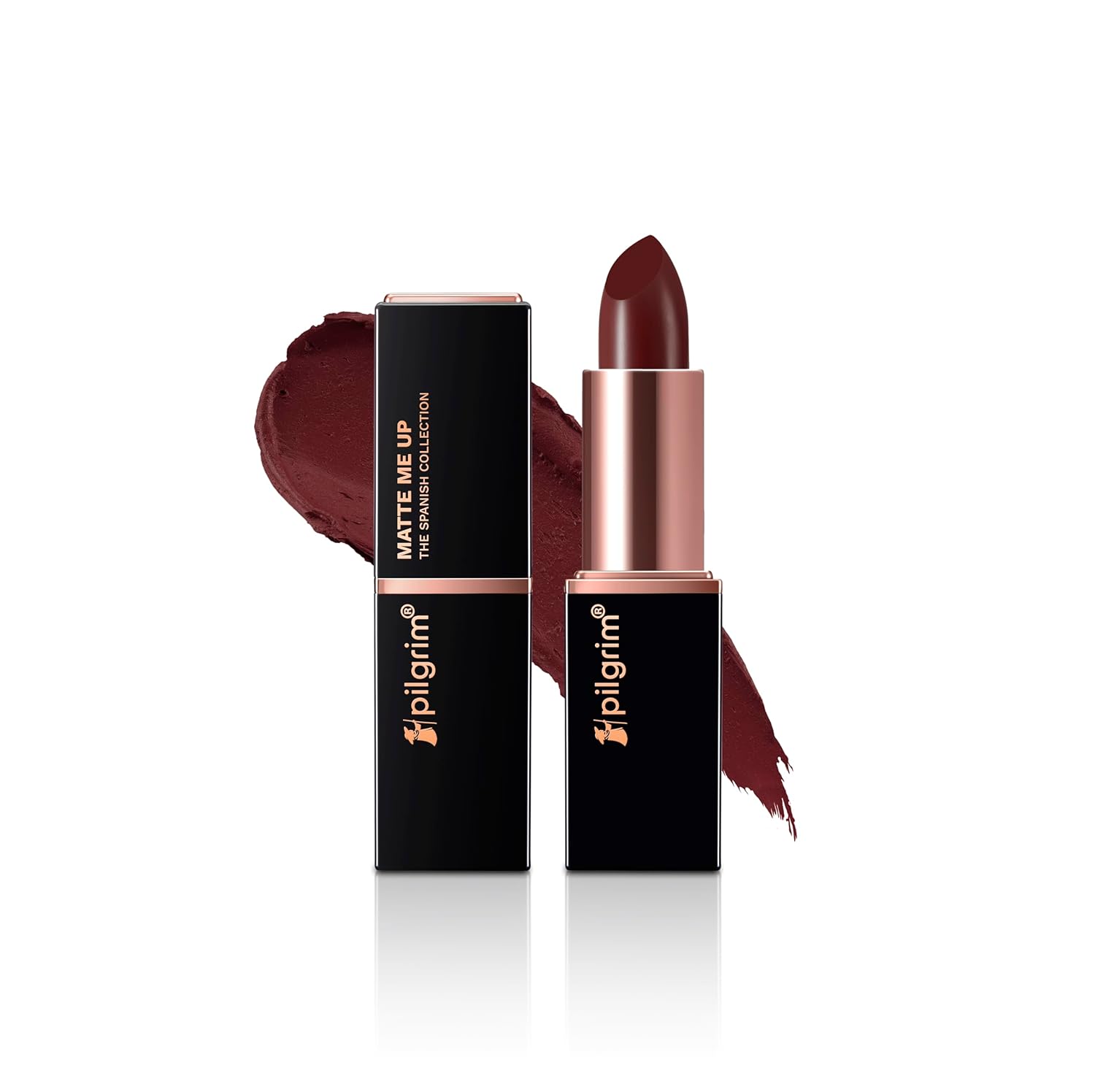 Pilgrim Матовая помада-карандаш Me Up 4,2 г SPF 30 Кремовая Легкая Насыщенная Стойкая Burgundy Blaze -24