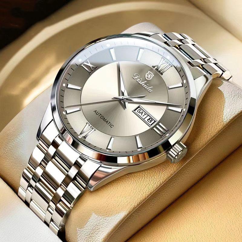 Il nuovo orologio meccanico non automatico da uomo impermeabile con calendario luminoso è un successo