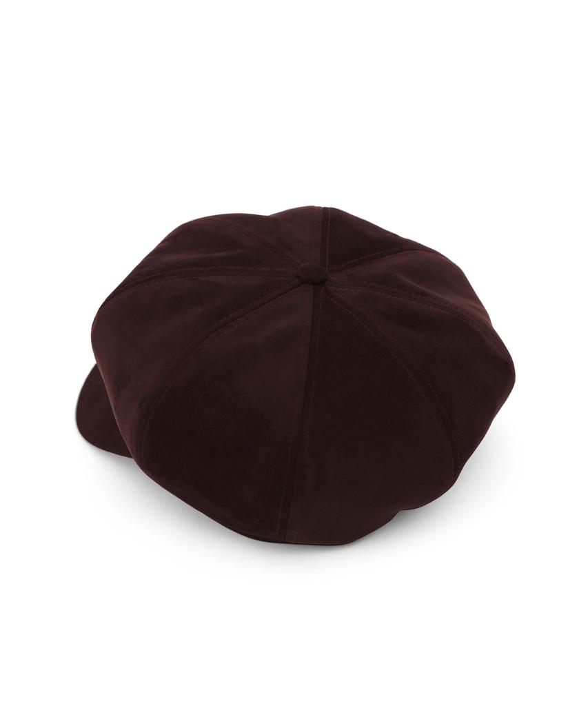 Eondeokeonteulolseutyudio Suede Hunting Cap Castro Beret / T Suede / D Wine