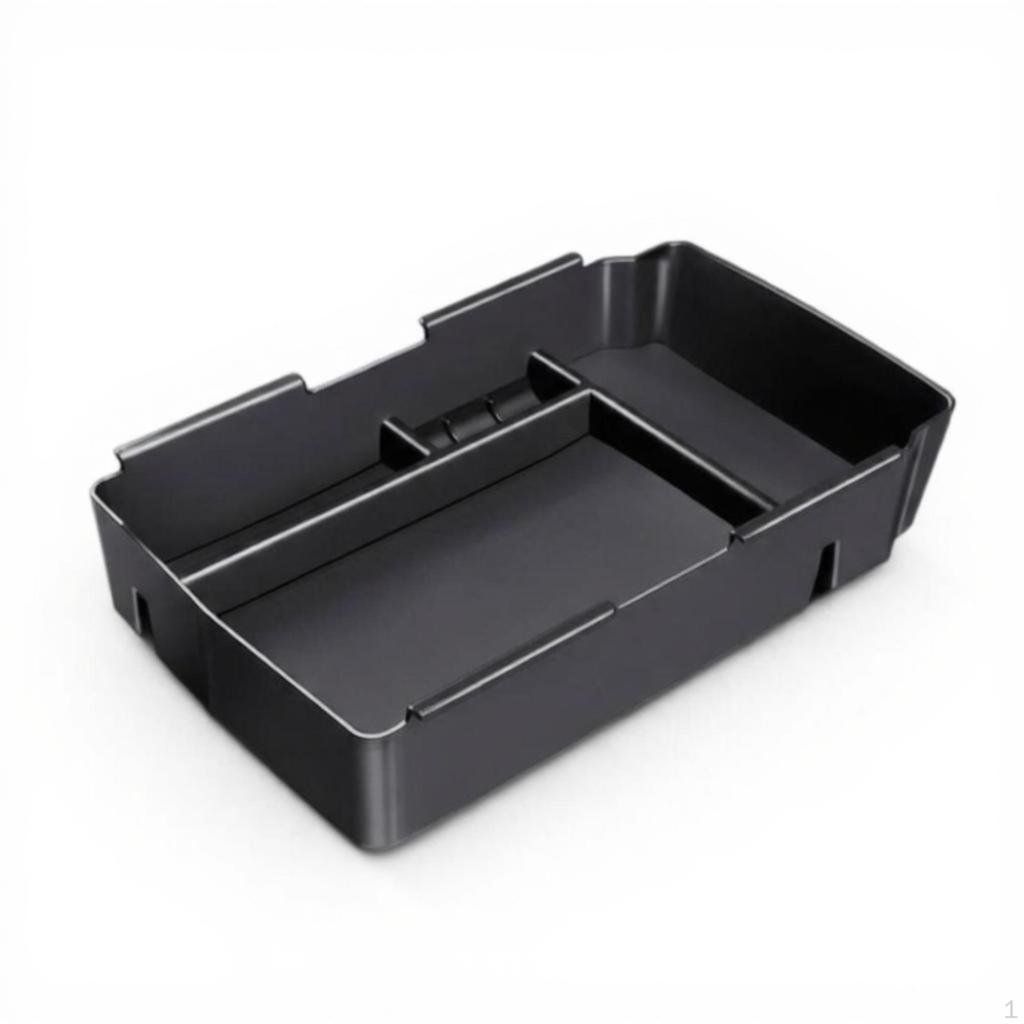 Center Console Organizer, Armrest Tray for 20232026 automobile SUV, sturdy ABS Black