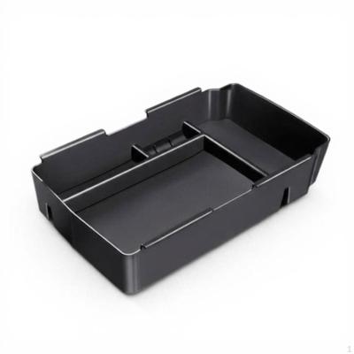 Center Console Organizer, Armrest Tray for 20232026 Automobile SUV, Sturdy ABS Black