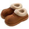 2025 new low-top cotton shoes for autumn and winter wear simple and versatile suede all-inclusive warm plush cotton boots