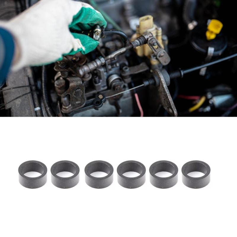 Pack of 6 Fuel Injector Seal  13537591006 High Performances Rubber Seal  Fuel Injector Gasket Set for E70 E71 E82 E84