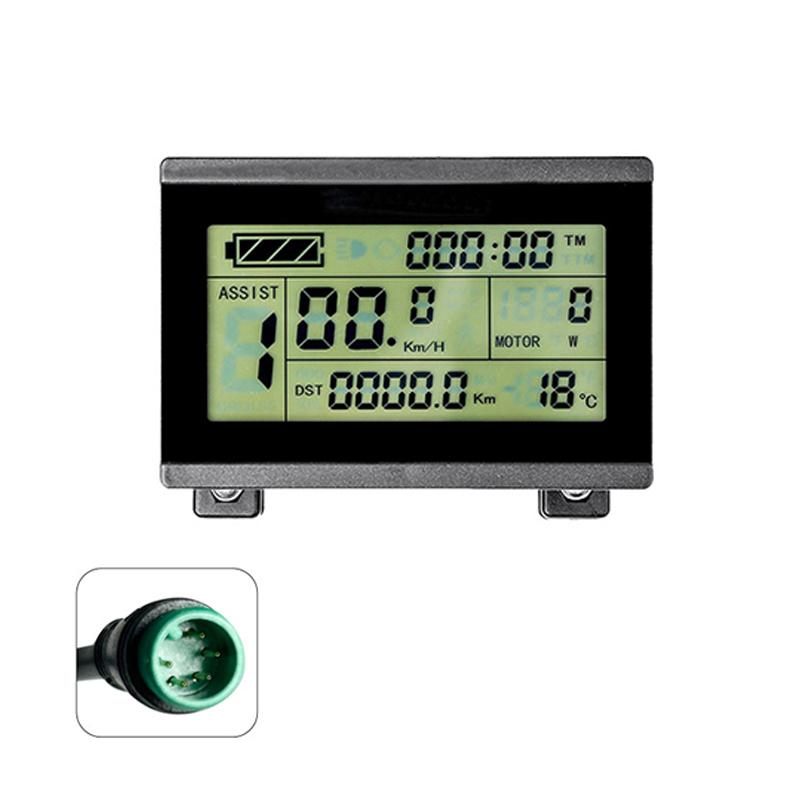24V 36V 48V Waterproof Plug for Electric Bicycle KT Controller Parts E-Bike Accessories Kunteng LCD3 Display
