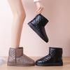 Snow Boots Women's Winter Woolen Shoes Short Tube Plush Thickened Warm Thick Sole Bread Short Boots