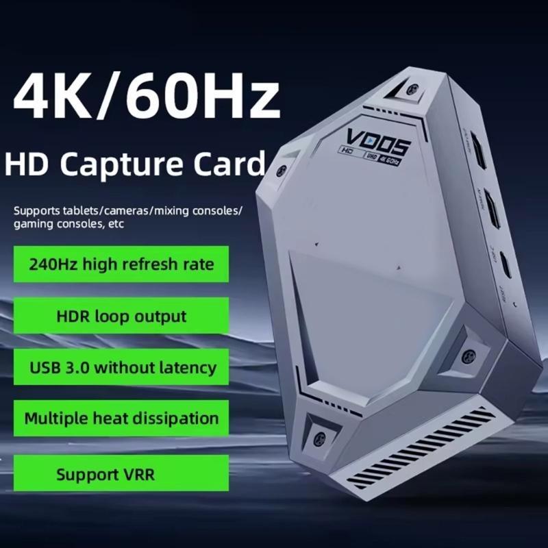 VD05 4K60Hz USB C Video  Card For Smooth Gaming And Streaming With USB C Fast Speed Connection