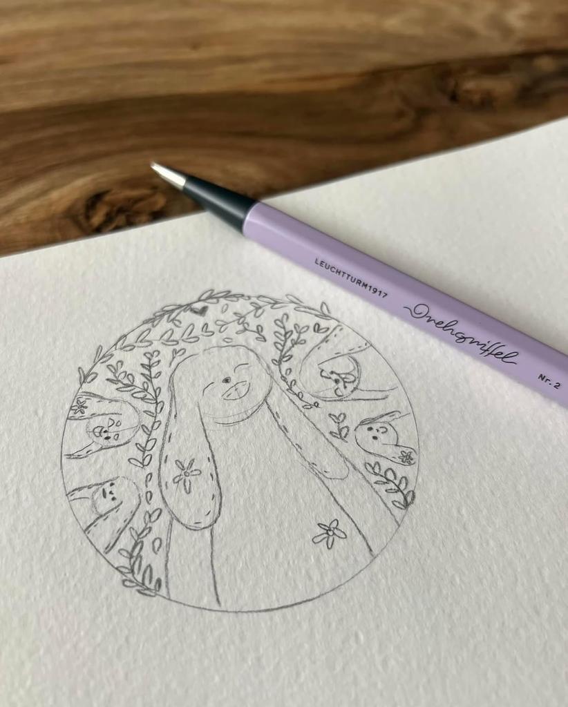 Ołówek mechaniczny Leuchtturm Dregliful Oficjalnie Importowany, 0,7 mm, Nie. 2, Liliowy, 368267,