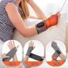 Cordless Heating Wrist Guard 660nm & 850nm Red Light Hot Compress Wristband 3 Levels Electric Vibration Massage Hand Wrist Brace