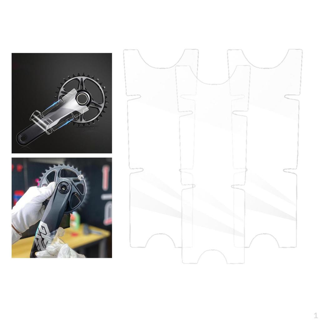 3pcs / Pack Transparent Crank Cover Protective for