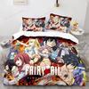 Fairy Tail Bedding Set Single Twin Full Queen King Size Fairy Tail Bed Set Aldult Kid Kawaii Duvetcover Sets 3D Print 003