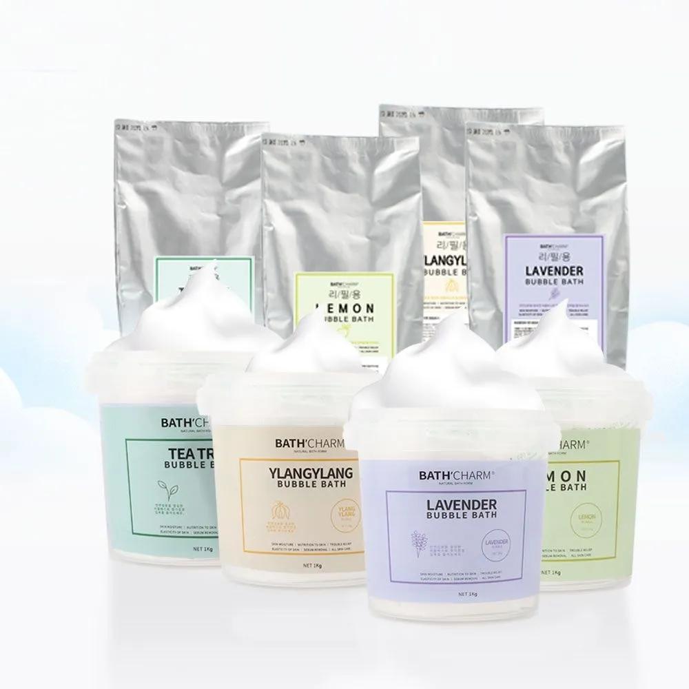 BATHCHARM Dead Sea Salt Bubble Bath 1KG Refill Type Bubble Bath Bomb Bubble Bath Lavender Refill 1KG