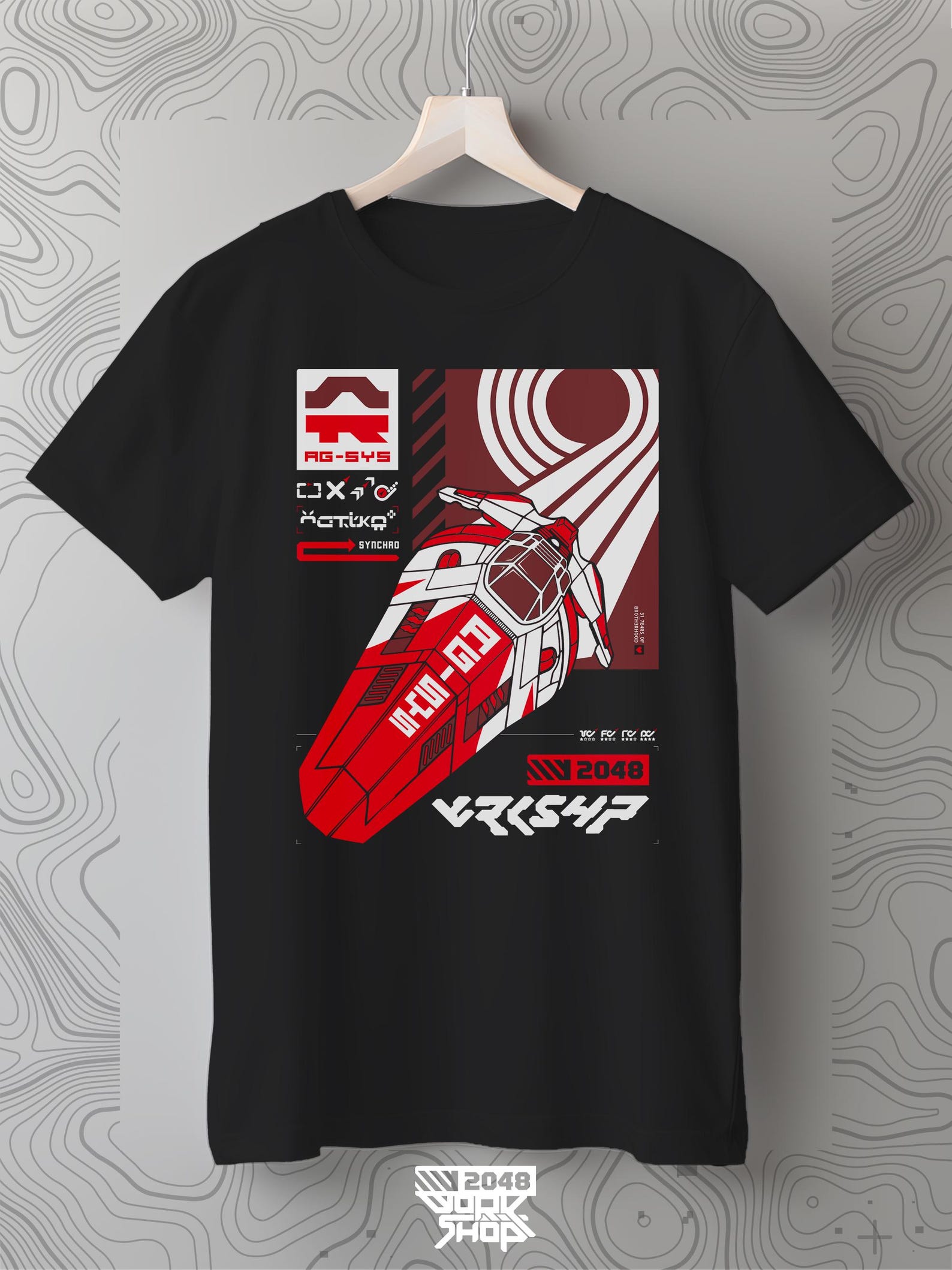 Wipeout Inspired Unisex T-Shirt Futuristic Racing Cyberpunk Techwear Apparel Retro Futurism & Sci-Fi Clothing Gamers Streetwear edgerunners S