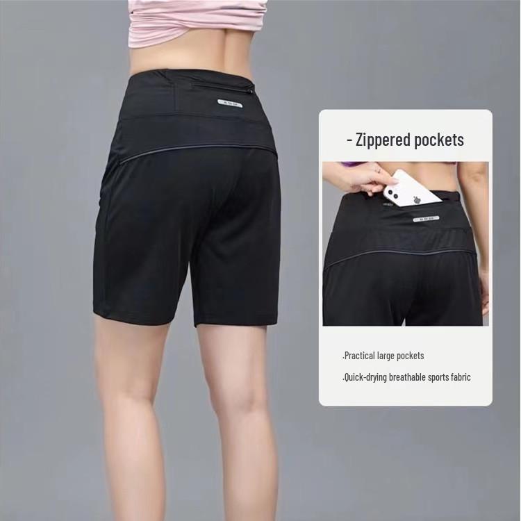 Breathable Quick-Dry Loose-Fit Mid-Length Sports Shorts for Running, Yoga, Tennis & Casual Wear - Large Size, Summer Style