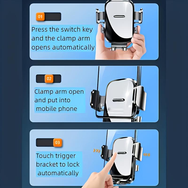 360° Adjustable Sucker Car Phone Holder Dashboard Mount Stand Suction Cup Phone Holder With Extension Rod Bracket GPS Support