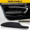 Fits 2008-2012 Honda Accord 2DR Coupe Door Panel Arm Rest Black Driver Side Left