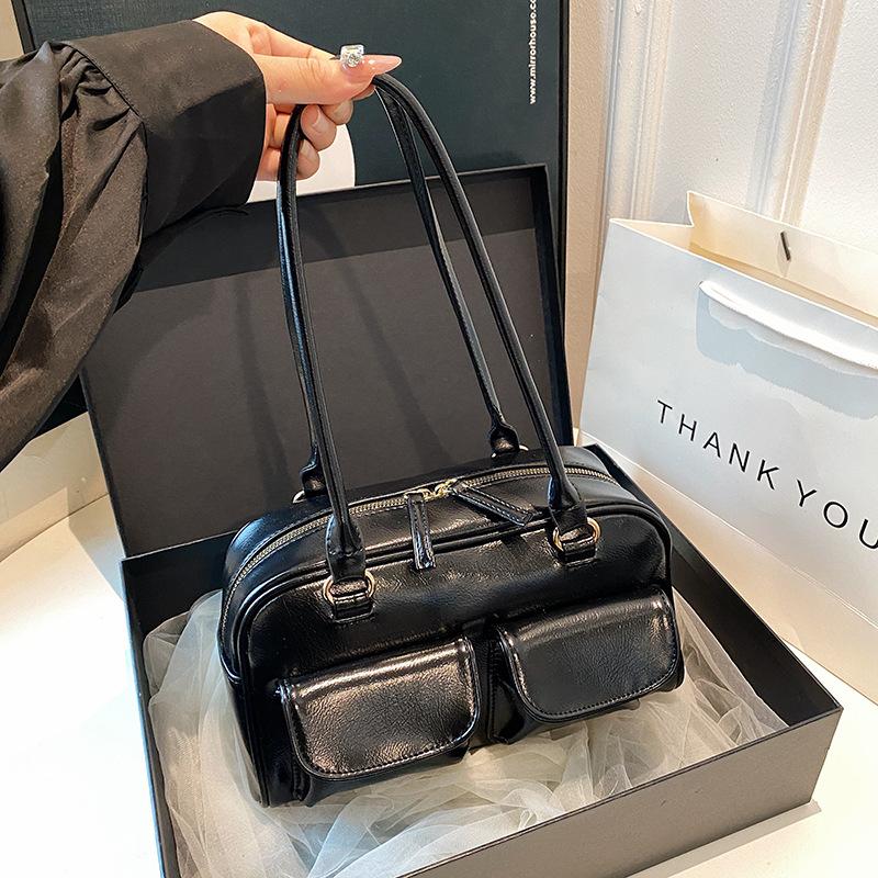 Niche design large-capacity retro underarm bag women's 2026 new Han Tote bag shoulder bag commuter bag