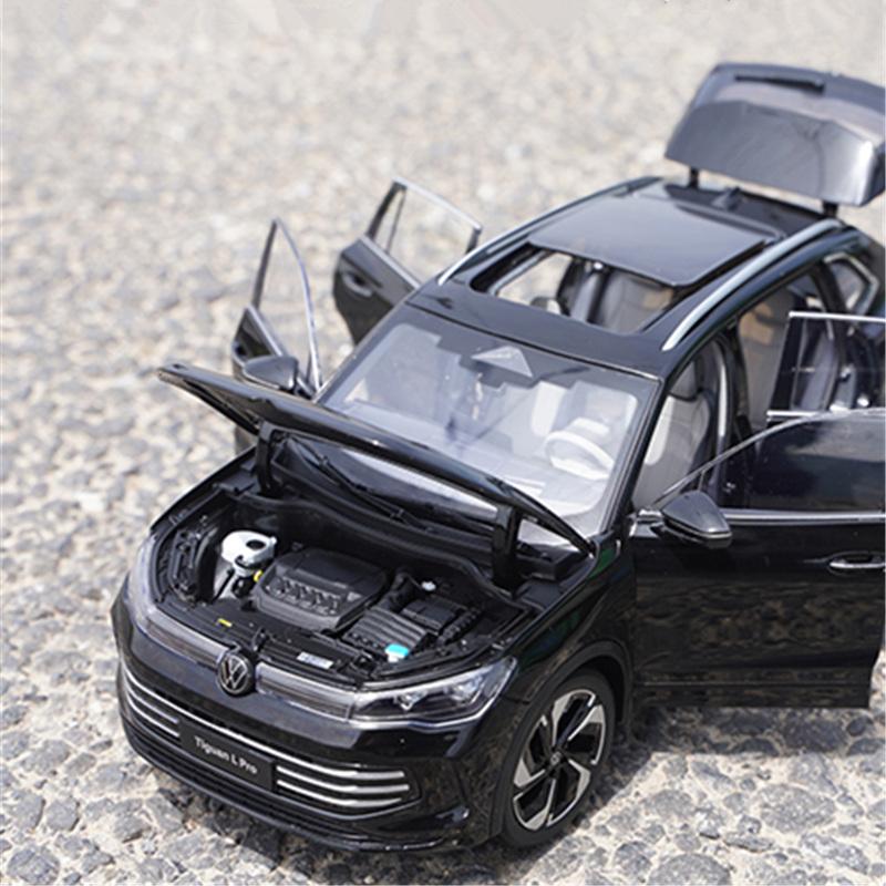 TCFJN1 1:18 2025 VW Tiguan L PRO SUV Alloy Car Model Diecasts Metal Vehicles Car Model High Simulation Collection Kids Gifts Decoration