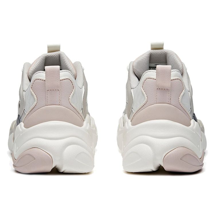 Anta Full Score Low-Top Trendy Dad Shoes Women Sneakers White Gray 122018882-5