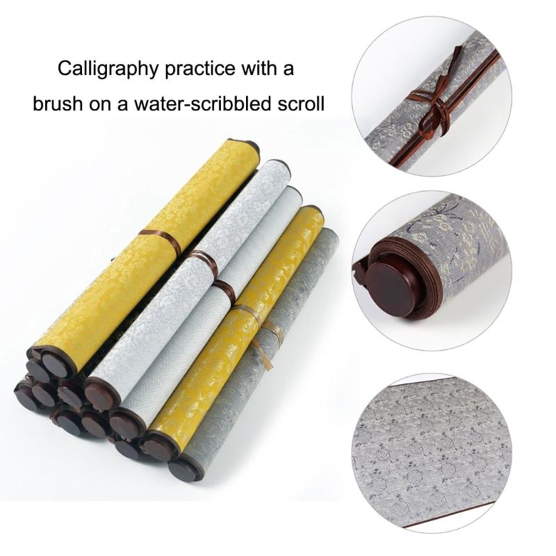 Calligraphy Practice Cloths Water Based Writing Nonwoven Fabric Multicolor Smooth Writing Design for Different Fonts