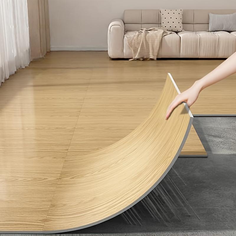 Luxury Peel & Stick Wood Grain Tiles - Waterproof -Slip Self-Adhesive Vinyl Planks, Realistic Wood Floor Stickers with Wood Grain Texture