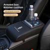 Car Armrest Cushion With PU Leather Pad Auto Amrest Pillow Cover Height Pad For Lincoln Z Navigator Town-car Aviator MKZ Corsair M1