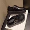 Fashion commuter platform small leather shoes women's new autumn versatile skirt height-increasing Mary Jane shoes