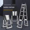 BUBUWEN Stainless Steel Telescopic Ladder