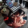 Goku pattern round rug,Carpet Rug for Living Room Bedroom Playroom ,Non-slip Floor Mat,Holiday Gifts and Birthday Gifts.