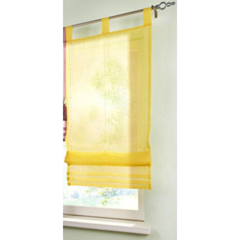 

Підвісна римська штора, підйомна штора, кухонна, для кабінету, балконна, плаваюча штора, екранна штора для вікна, штора Ht-006B 100cm * 155cm height жовтий