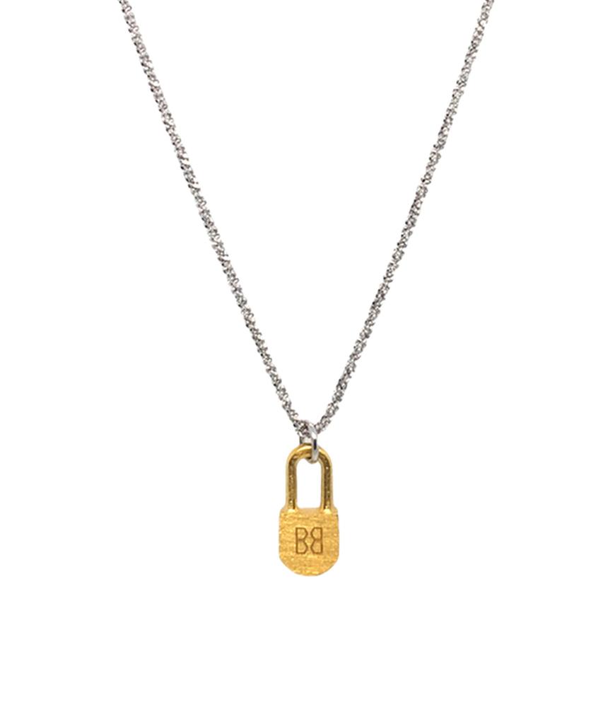 Begins [Silver 925] Bb Mini Lock Necklace
