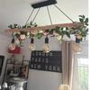 5PCS Rose Flowers Christmas Garland for Home Room Wedding Decoration Spring Autumn Garden Arch DIY Fake Artificial Plant Vine