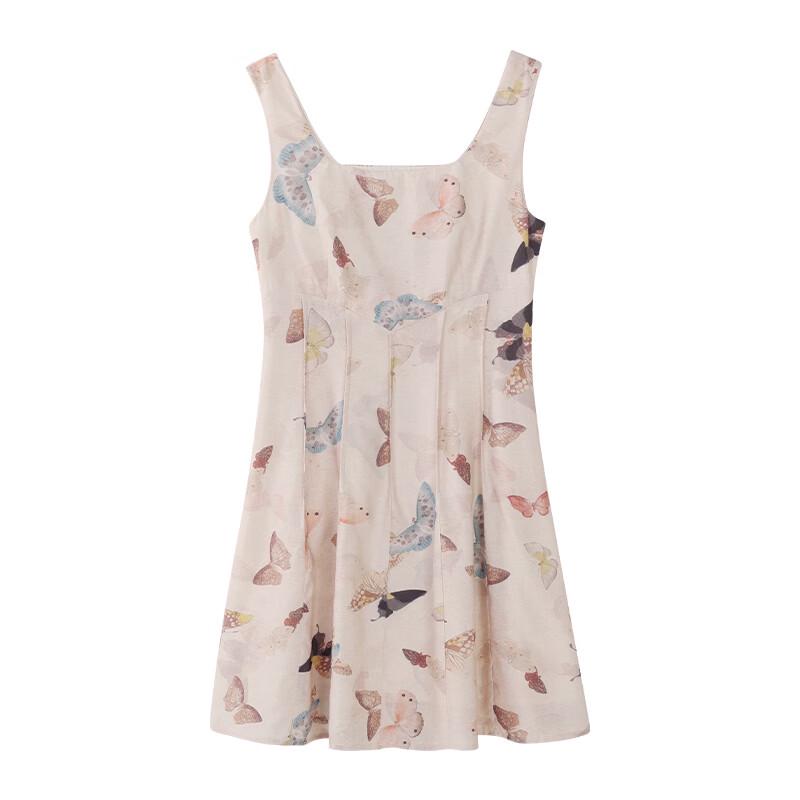 

Lu Xiangnan Elegant French Style A-Line Maxi Dress XS