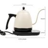 800ml Hand Brew Coffee Pot Intelligent Constant Temperature Electric Kettle Gooseneck Fine-mouth Stainless Steel Teapot Kettles