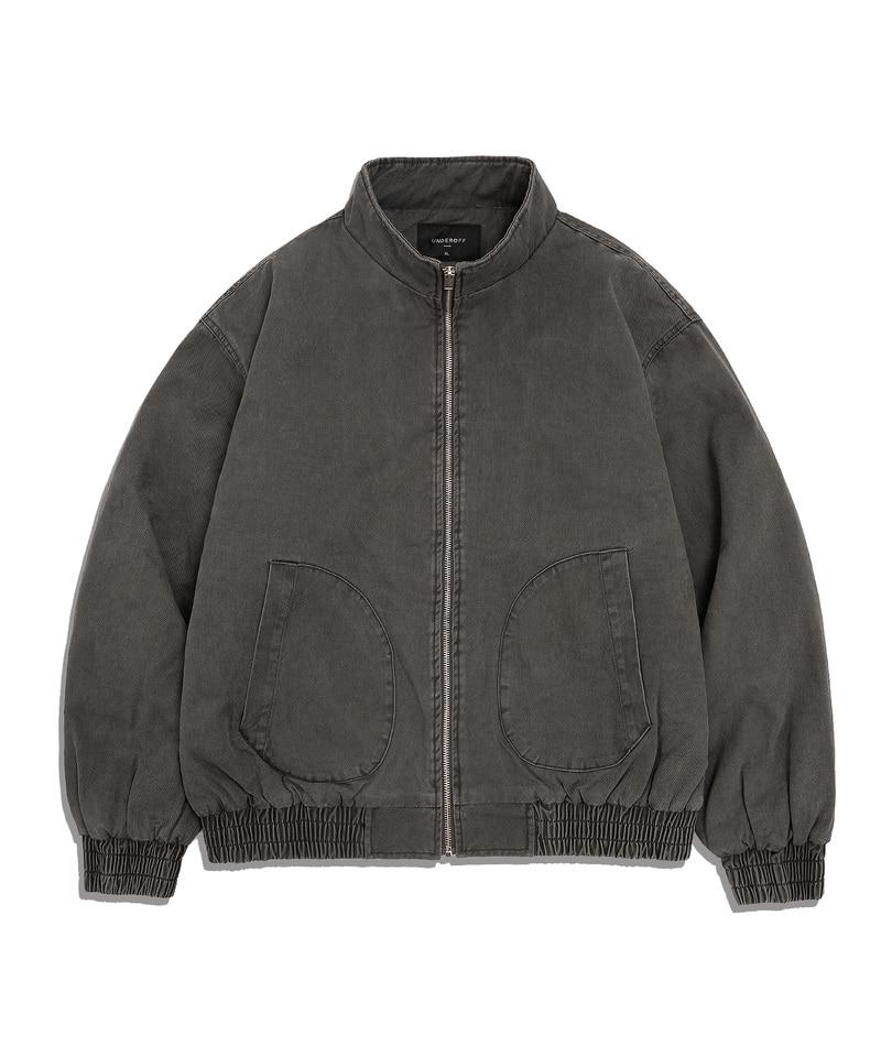 Underoff Washed Cotton Padded Zip-Up Blouson Camel