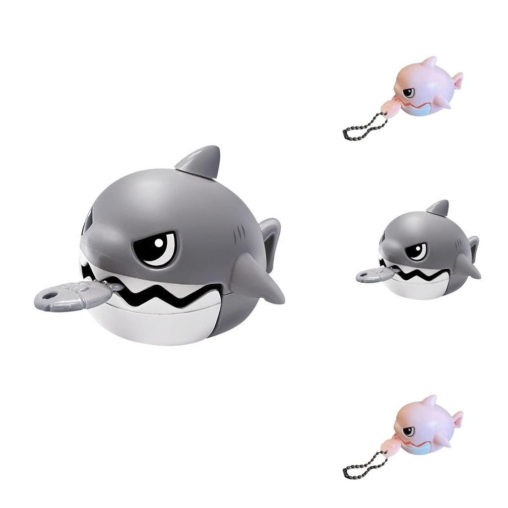 Adorable Shark Dinosaur Keychain Rope Toy Made From Durable Plastic Material For Kids