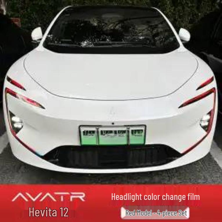 Avita 12 Headlight & Daytime Light Color Change Film - Exterior Wrap Accessory