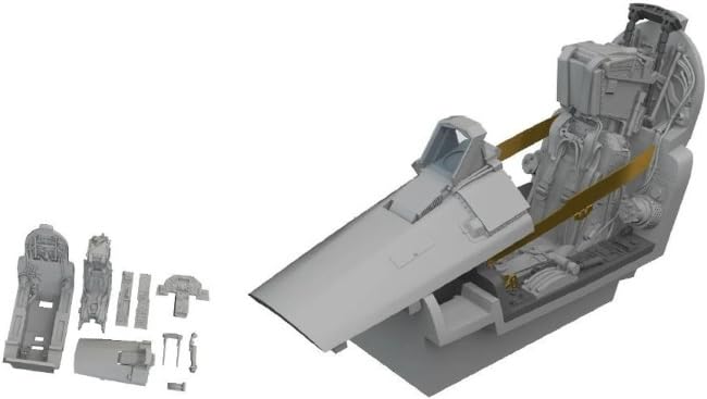 Eduard Brassin Jaguar Cockpit Plastic Model Kit Parts EDU6481146 1/48 GR.1A (for Airfix) (Airplane)