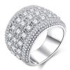 Exquisite Eight Hearts & Arrows Zircon Ring - European/American Fashion R5616