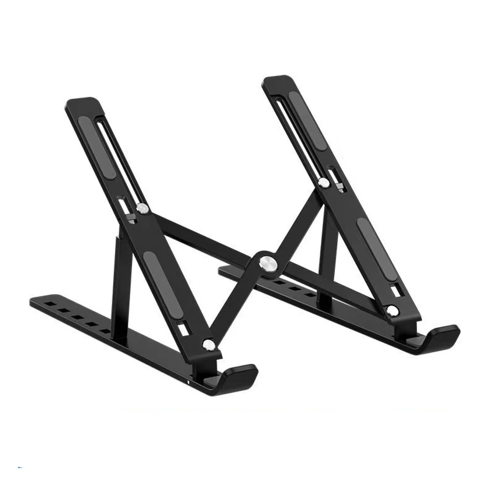 

Foldable Portable Desktop Stand for and also works as a Tablet iPad or Desk Smartphone iPad or Desk Storage Mies (Aluminum Alloy) Laptops, Tablets, чёрный