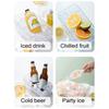 Silicone Hollow Cylinder Ice Cube Tray With Lid Mold For Cola Coffee Stackable Ice Cubes Maker For 30 40oz Cup Tumblers