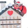 Calendar for Christmas, Christmas Wooden Wood Advent Decor Indoor Living Room