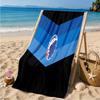 Copenhagen Lion Emblem Beach Towel Microfiber Beach Towel, Lightweight and Quick-Dry, for Summer Travel, Swimming Pool Fan Birthday Gift