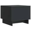 Coffee Table with Drawers Black 49 x 50 x 40 cm Engineered Wood