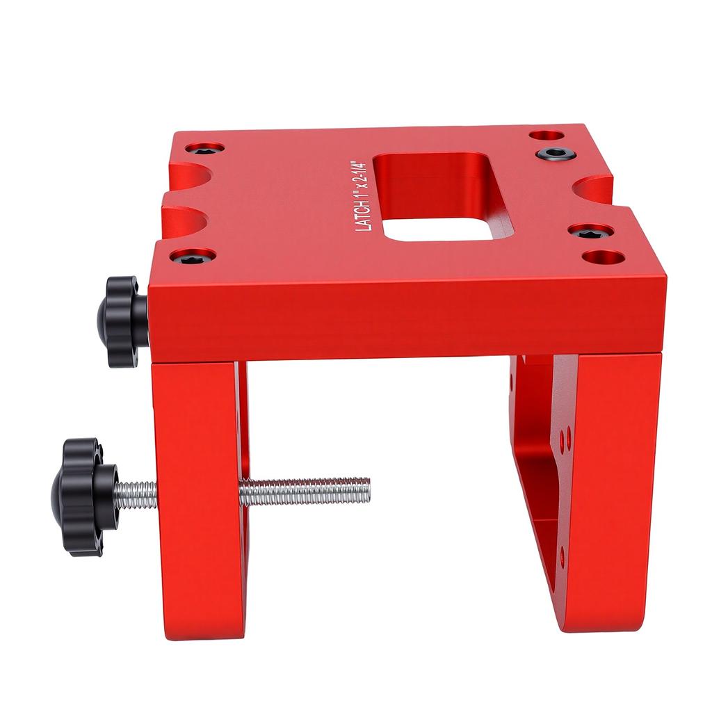 3in1 Door Jig Latch and Strike Plate Mortise Tool for Router 1  X 2 1 4  Latch Template, 2 3 4  X 1 1 8  and 2 1 4  X 1